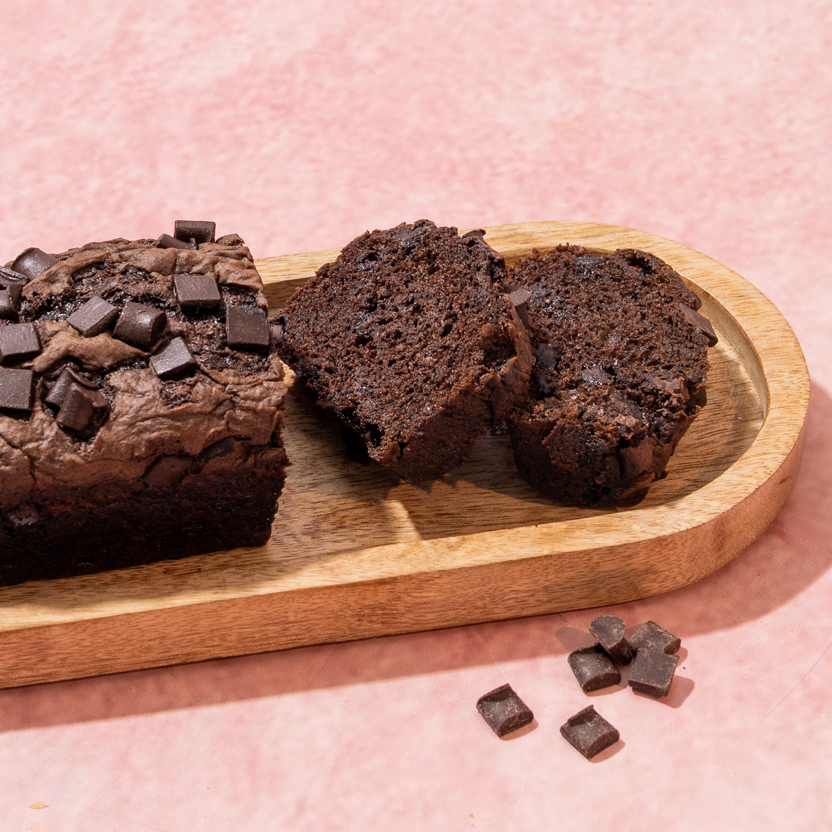 Choco Block Cake Double Chocochunk Cake