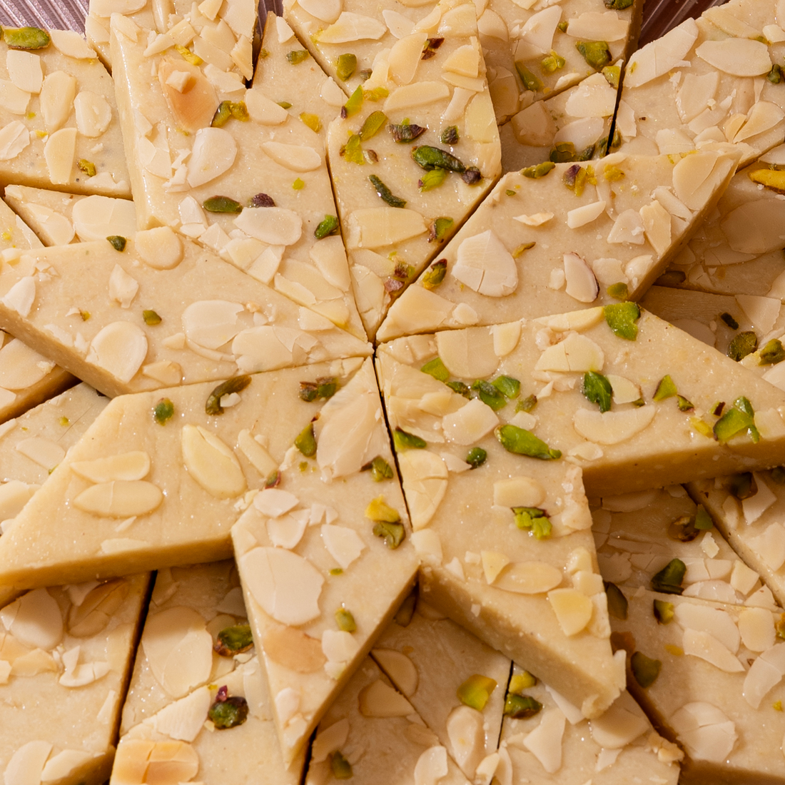 Kaju Katli without Silver leaf