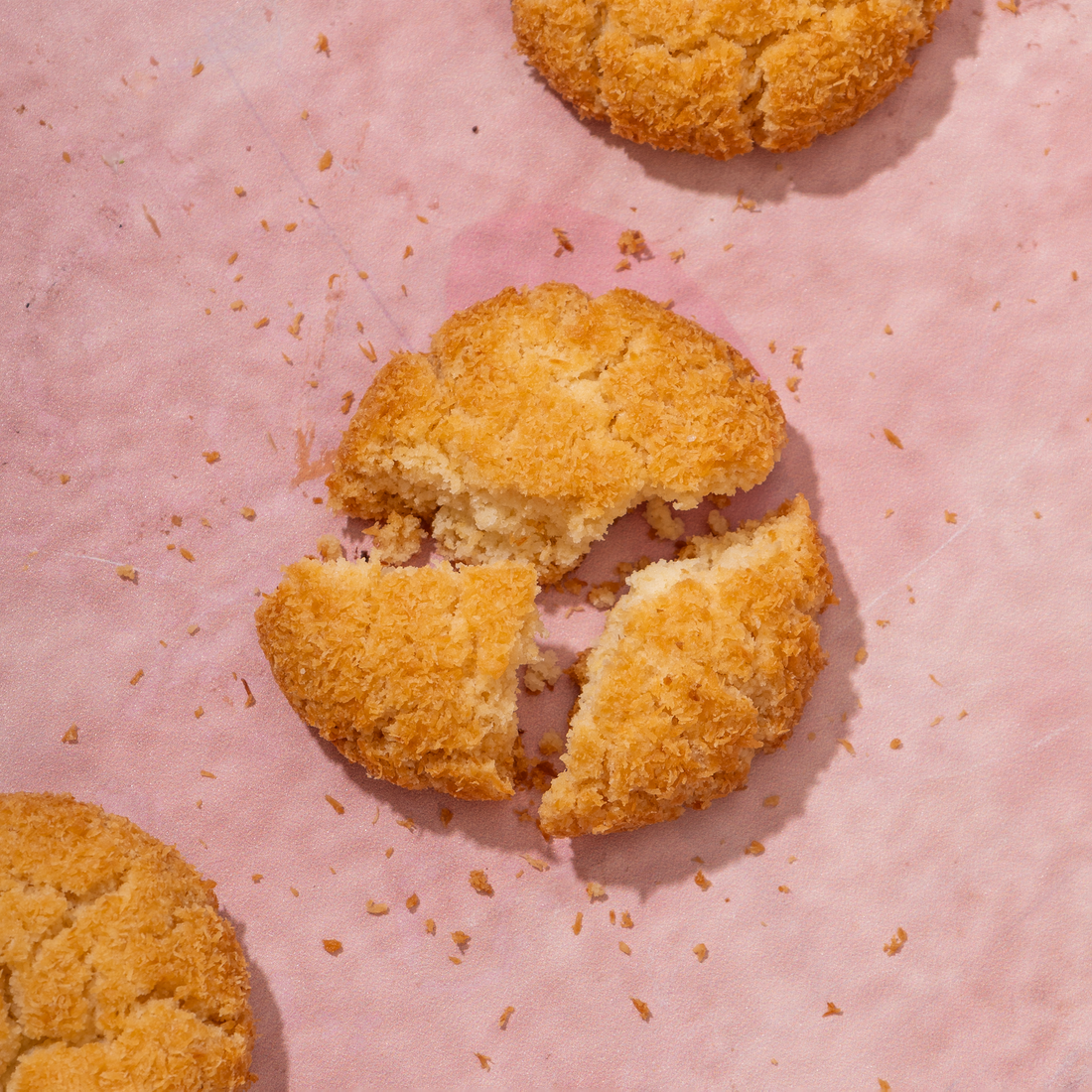 Rich Coconut Cookies