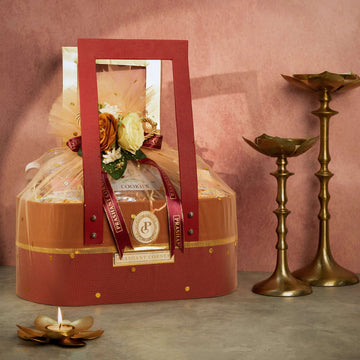 Gift Hamper Wooden Basket OMS 7010