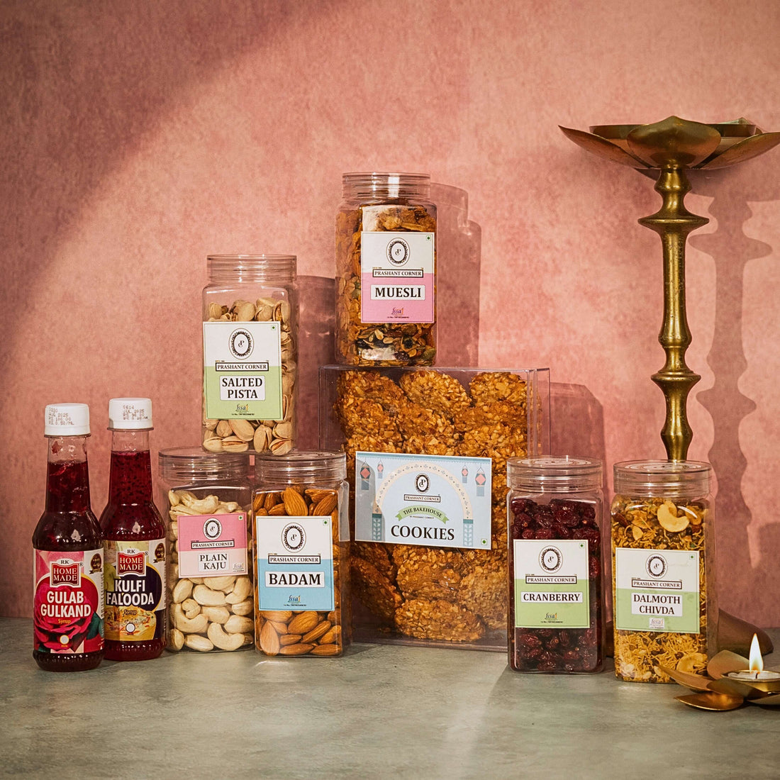 Gift Hamper Wooden Basket OMS 7010